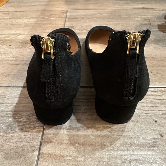 BP Black Suede Chain Strap Heels - Picture 7 of 7